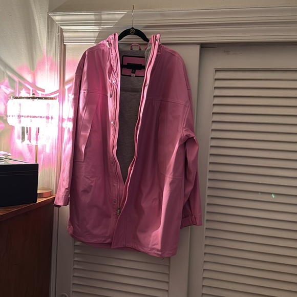 RLX Ralph Lauren Pink Hooded Rain Jacket - Picture 1 of 12